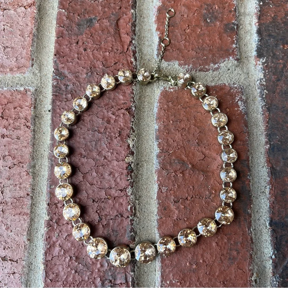 J. Crew Factory Crystal Statement Necklace- NWT
